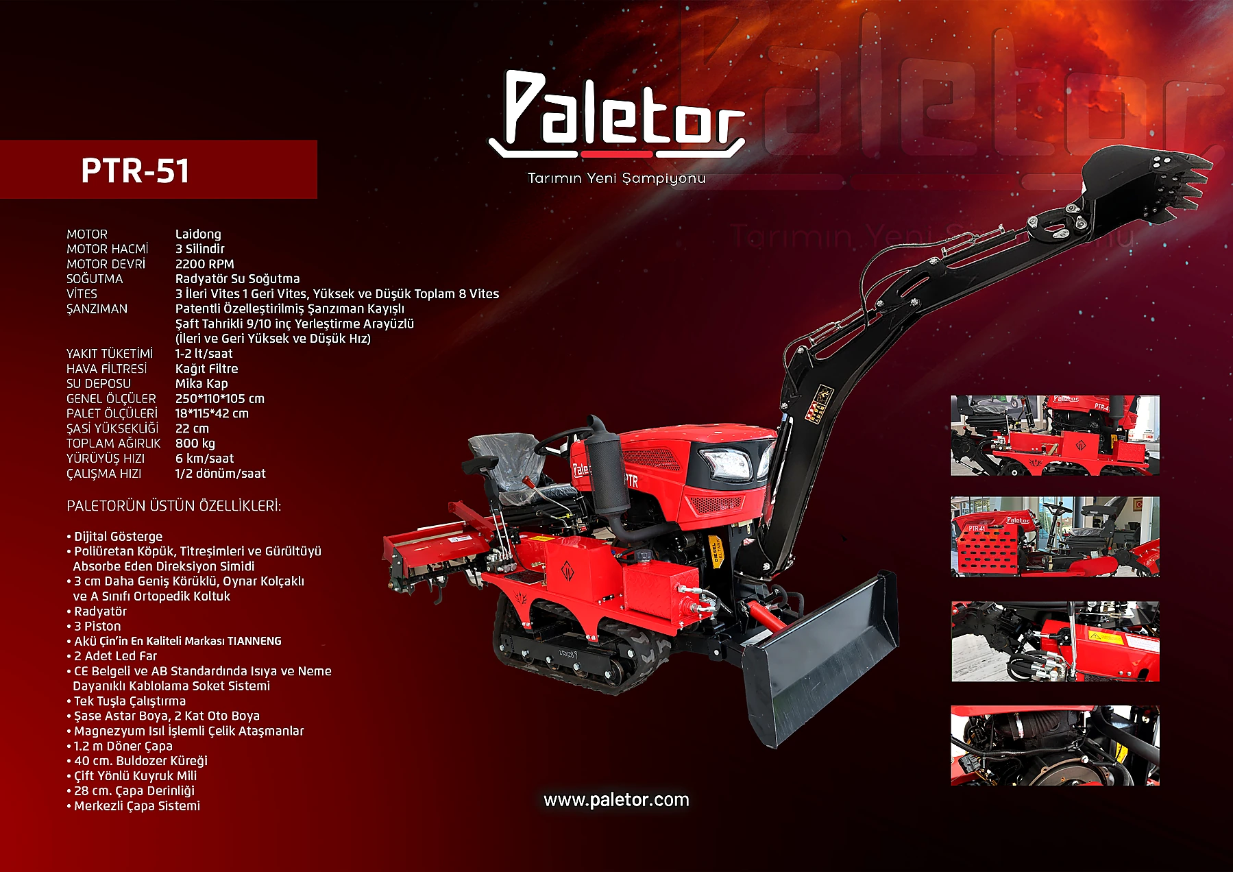 PTR-51 teknik katalog görünümü